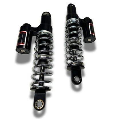 RWD RS-2 Rear Shock Absorber for 1991 - 2017 Dyna (CHROME SPRINGS)