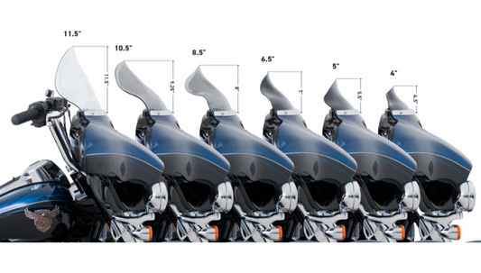 KLOCK WERKS Flare* Windshield 8"- 14" 1998-2013 ROADGLIDE