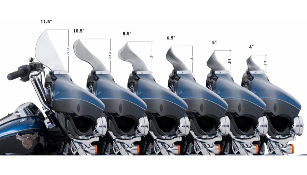 KLOCK WERKS Flare* Windshields 4"-11.5" 2014-2023 STREETGLIDE