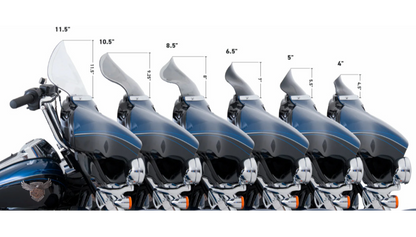 KLOCK WERKS Flare* Windshields 4"-11.5" 2014-2023 STREETGLIDE