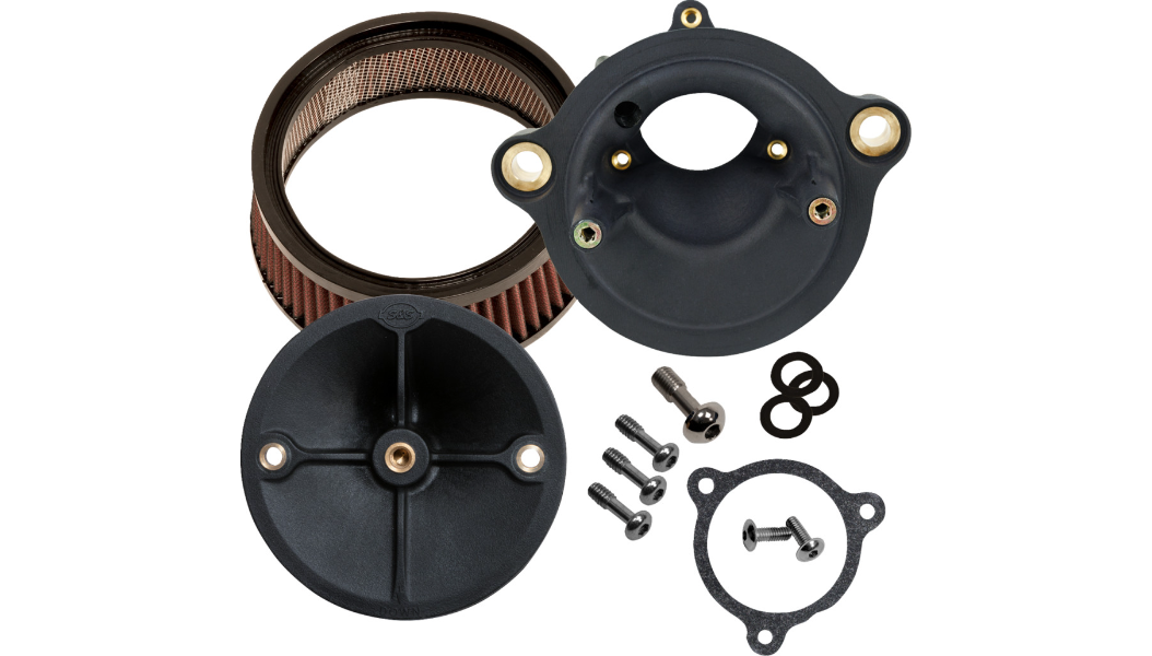 S&S CYCLE Stealth Air Cleaner Kit for 2023-2024 121 CVO M8 Touring Models , 2024 Road Glide and Street Glide