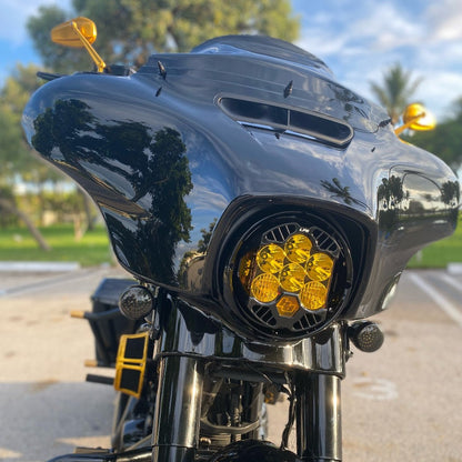 A10 Moto 14-23 Harley Davidson Street Glide Baja Designs LP6 Lighting Combo Kit