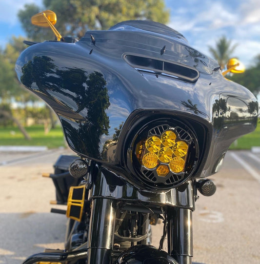 A10 Moto 14-23 Harley Davidson Street Glide Baja Designs LP6 Lighting Combo Kit