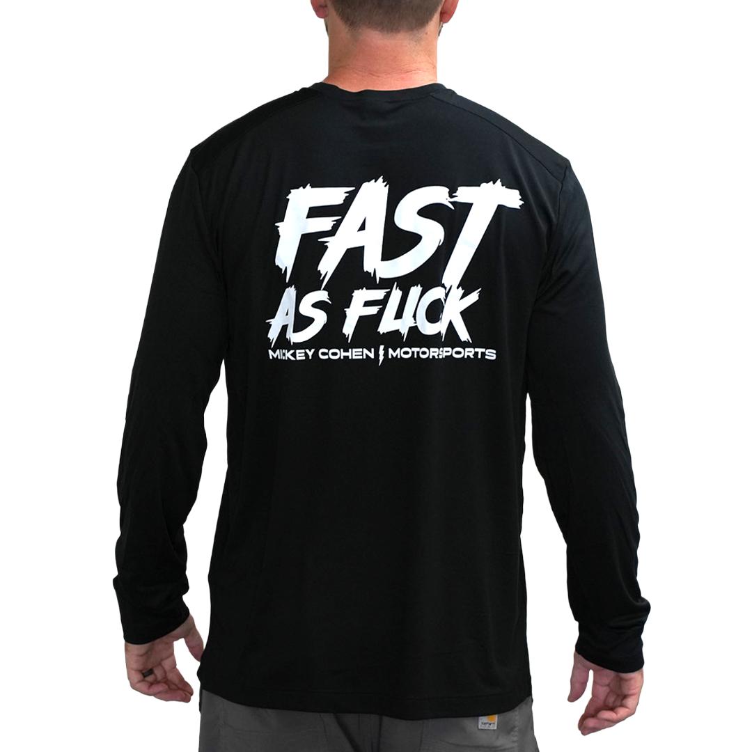 Fast as Fuck Sun Shirt Long Sleeve - 100% Polyester