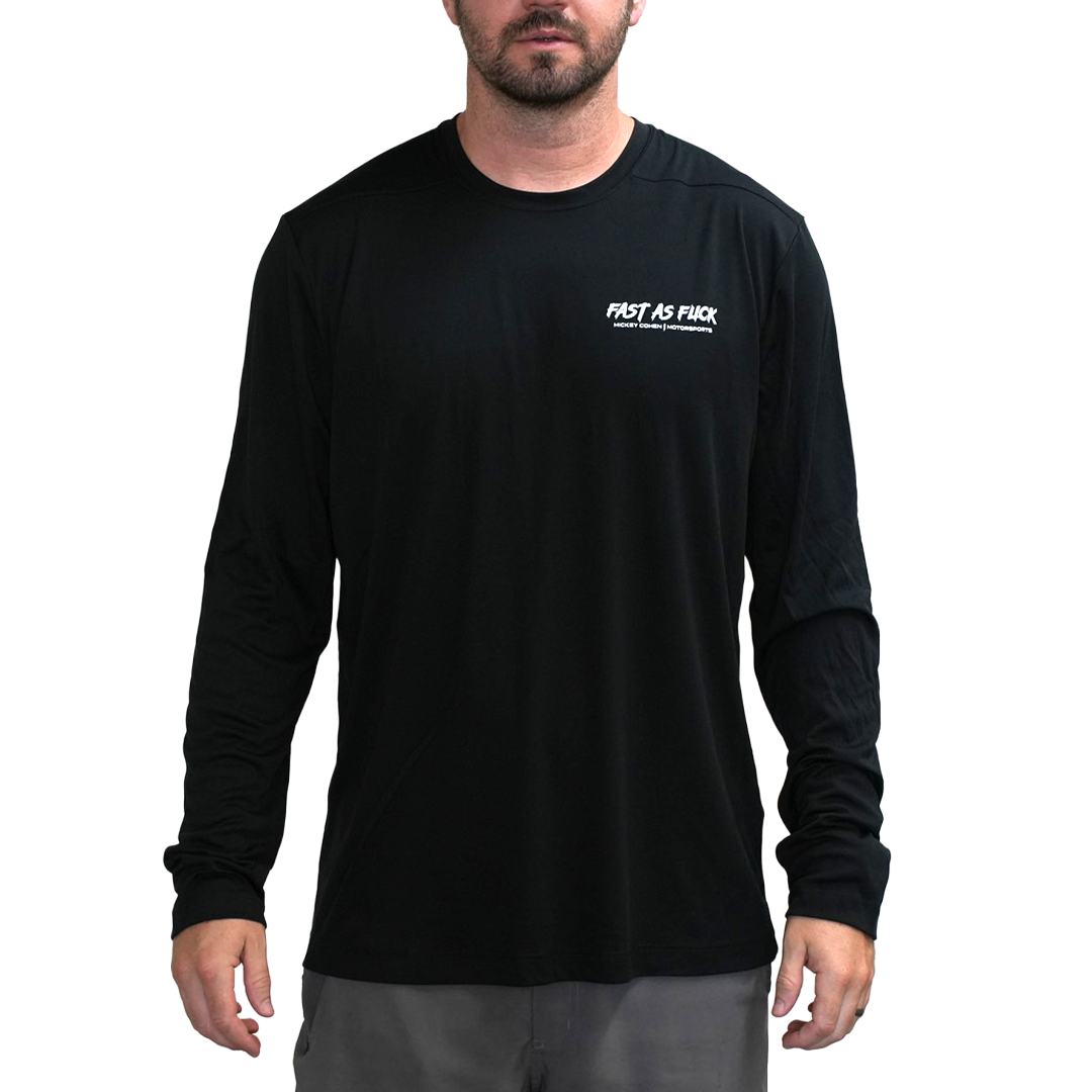 Fast as Fuck Sun Shirt Long Sleeve - 100% Polyester
