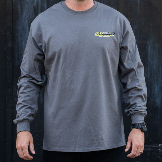 Mickey Cohen Motorsports Shop Long Sleeve Gray