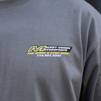 Mickey Cohen Motorsports Shop Long Sleeve Gray