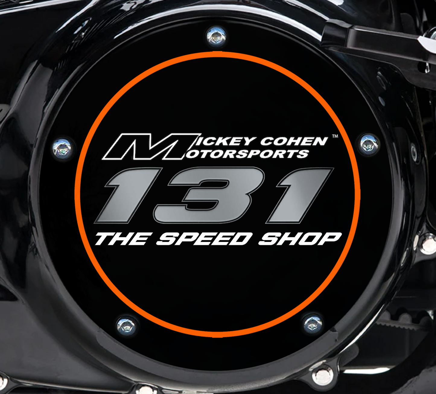 131 The Speed Shop Derby Cover for Harley Davidson M8 Bagger