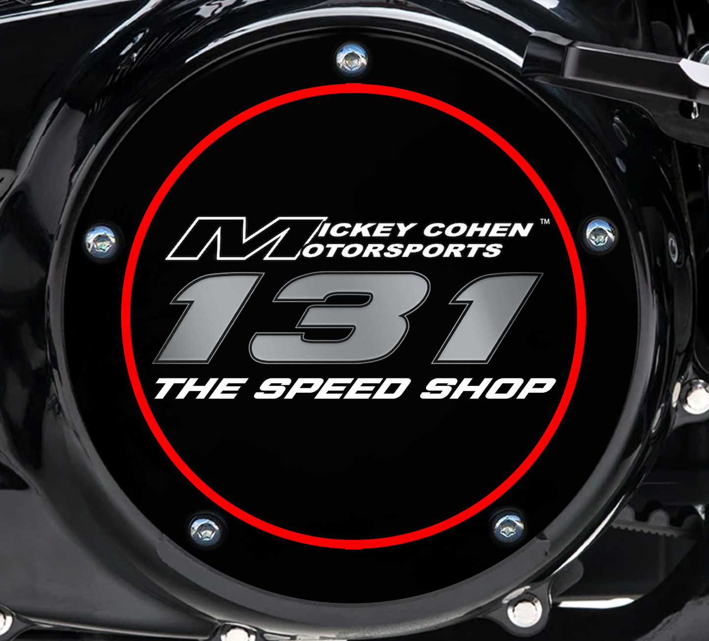 131 The Speed Shop Derby Cover for Harley Davidson M8 Bagger