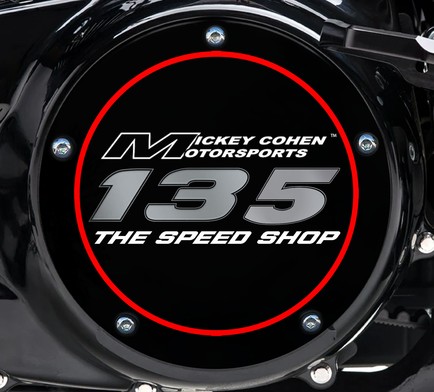 135 The Speed Shop Derby Cover for Harley Davidson M8 Bagger