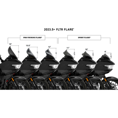 Klock Werks Flare® Windshield for Harley-Davidson® 2023.5-2026 Road Glide (FLTR)