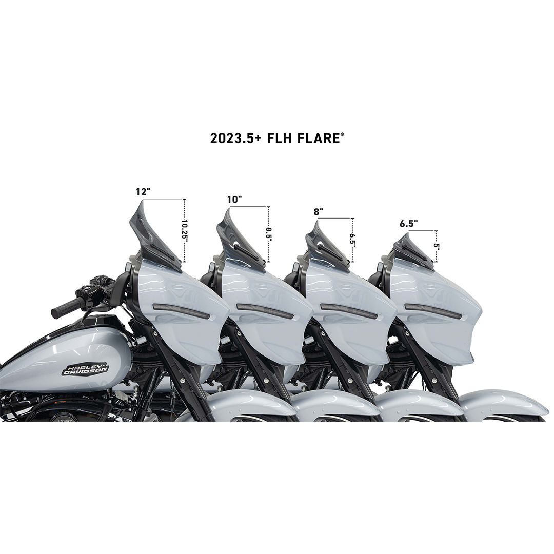Klock Werks Flare® Windshield for Harley-Davidson® 2023.5-2026 Street Glide (FLHX)