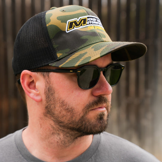 Mickey Cohen Motorsports Support Our Troops Snap Back Hat Camo