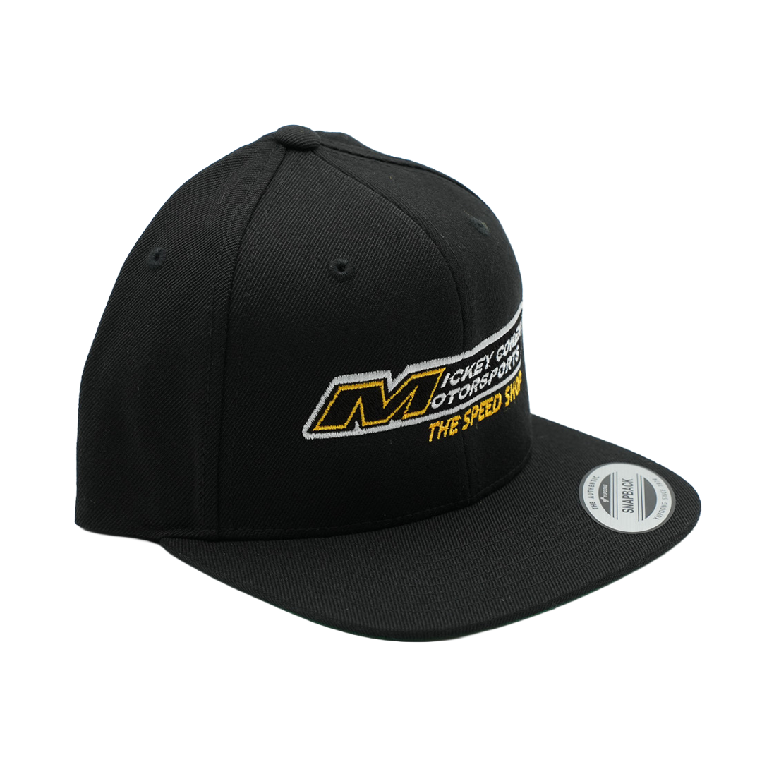 Mickey Cohen Motorsports Snap Back Hat Black Flat