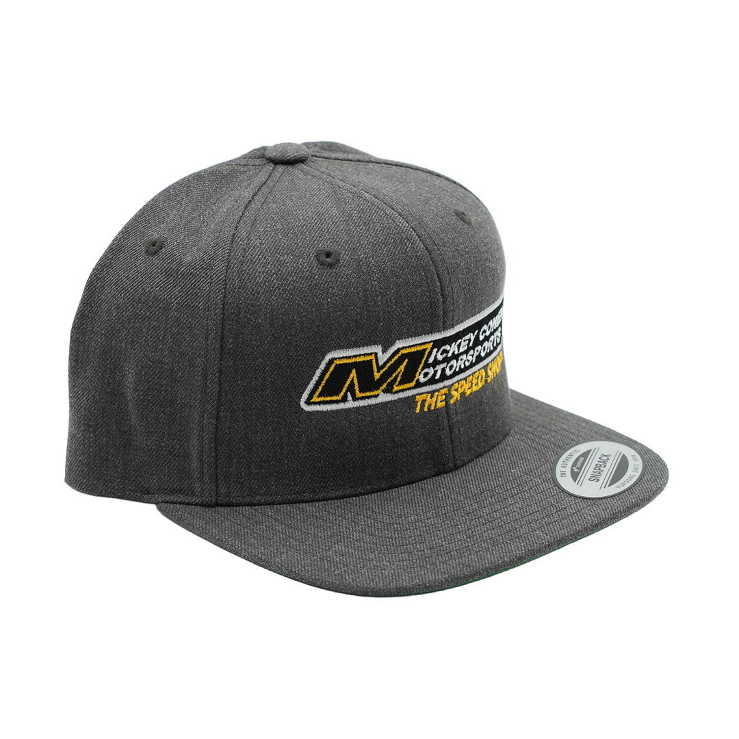 Mickey Cohen Motorsports Snap Back Hat Gray Flat