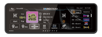 SOUNDSTREAM WHD.9813 HARLEY RADIO (FITS ALL 1998-2013 BATWING AND ROAD GLIDES)